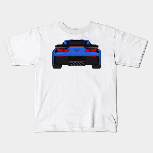 Z06 BLUE Kids T-Shirt by VENZ0LIC